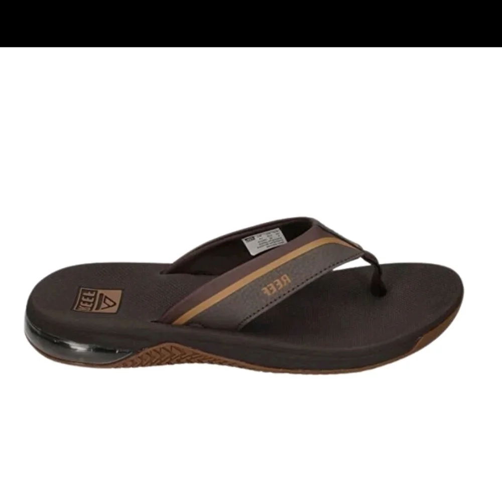 Reef Men Anchor Water friendly Comfortable and Lightweight Flipflop Sandal Brown